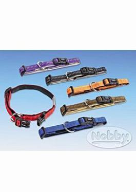 Nobby obojek nylon 20-30cm/10mm SOFT GRIP tyrkys 1ks